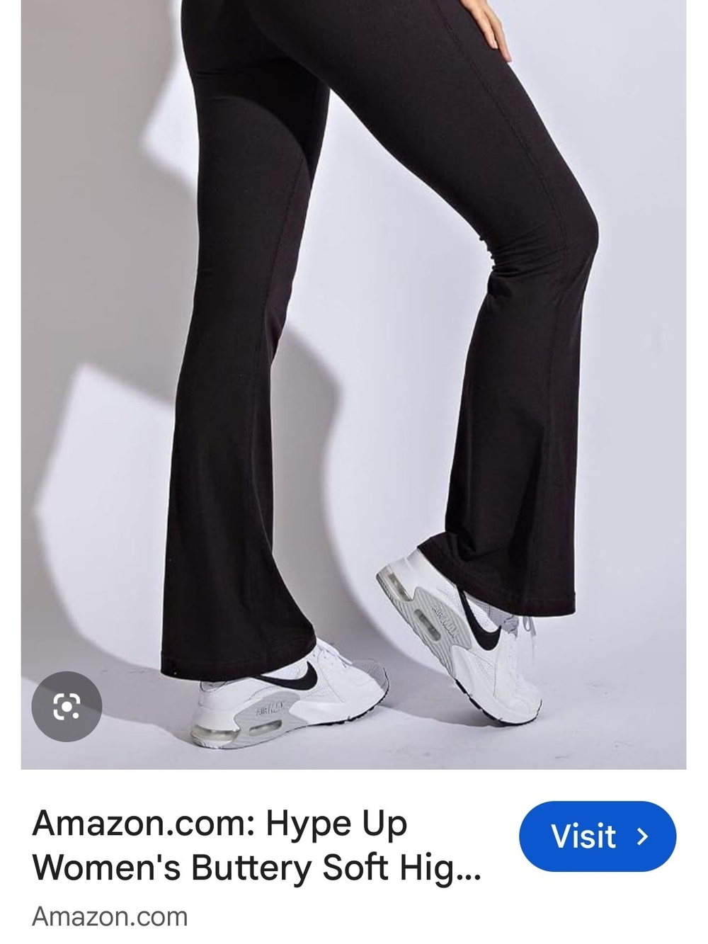 Hype Black Flare Drawstring Pants